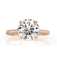3.65ct Round Brilliant Cut Diamond Engagement Ring