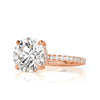 3.65ct Round Brilliant Cut Diamond Engagement Ring