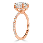 3.65ct Round Brilliant Cut Diamond Engagement Ring