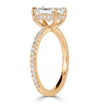 2.12ct Radiant Cut Diamond Engagement Ring