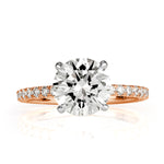2.47ct Round Brilliant Cut Diamond Engagement Ring