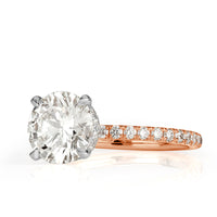 2.47ct Round Brilliant Cut Diamond Engagement Ring