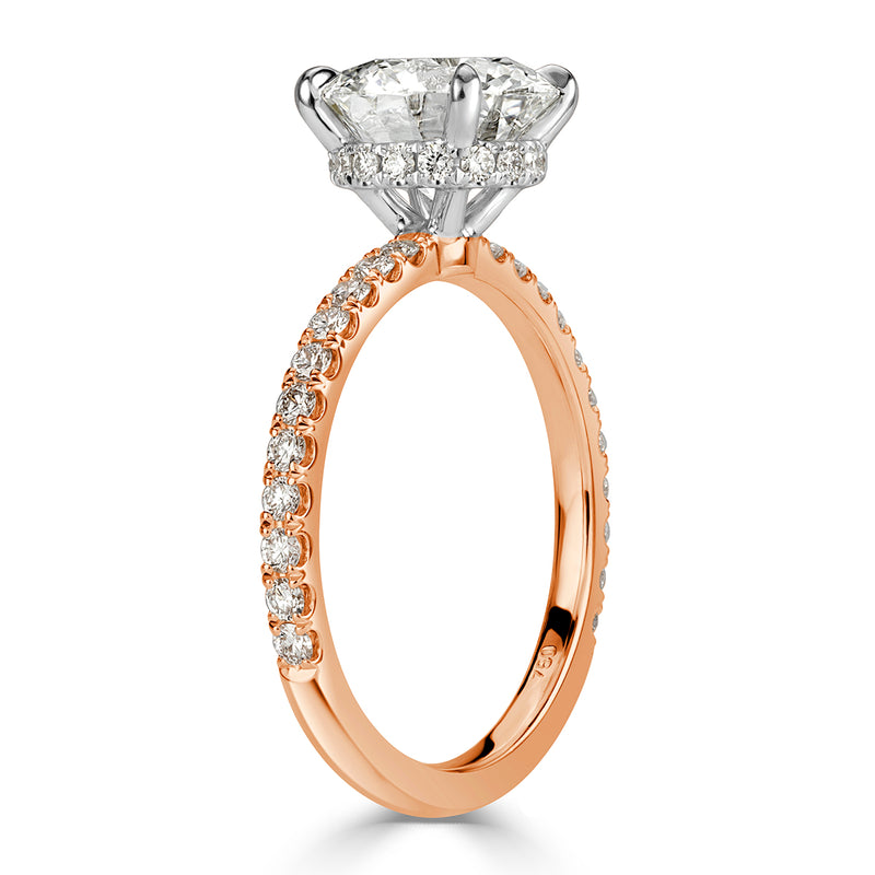 2.47ct Round Brilliant Cut Diamond Engagement Ring