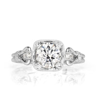 1.26ct Round Brilliant Cut Diamond Engagement Ring