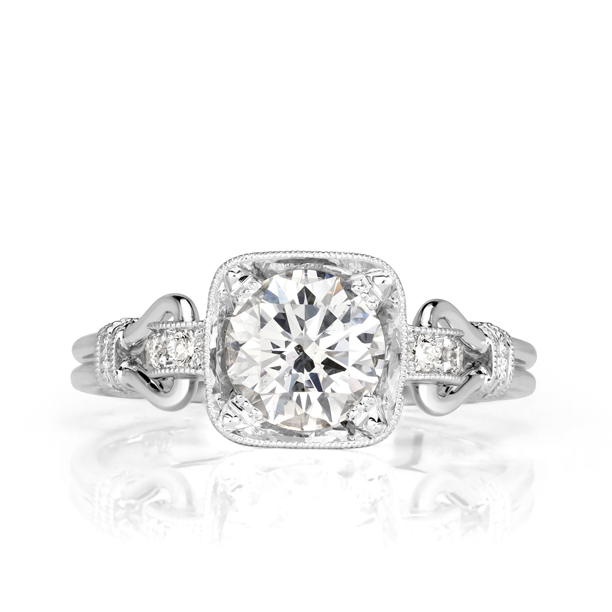 1.26ct Round Brilliant Cut Diamond Engagement Ring