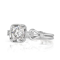 1.26ct Round Brilliant Cut Diamond Engagement Ring