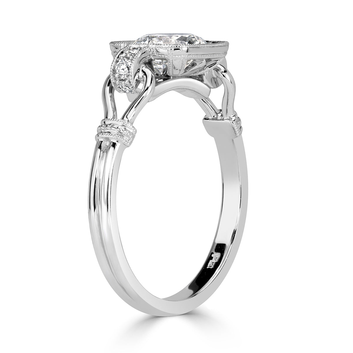 1.26ct Round Brilliant Cut Diamond Engagement Ring