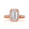 2.32ct Emerald Cut Diamond Engagement Ring
