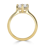 1.81ct Asscher Cut Diamond Engagement Ring
