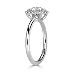 1.49ct Old Mine Cut Diamond Engagement Ring
