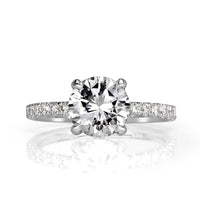 2.40ct Round Brilliant Cut Diamond Engagement Ring
