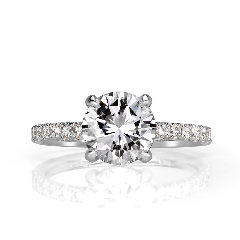 2.40ct Round Brilliant Cut Diamond Engagement Ring
