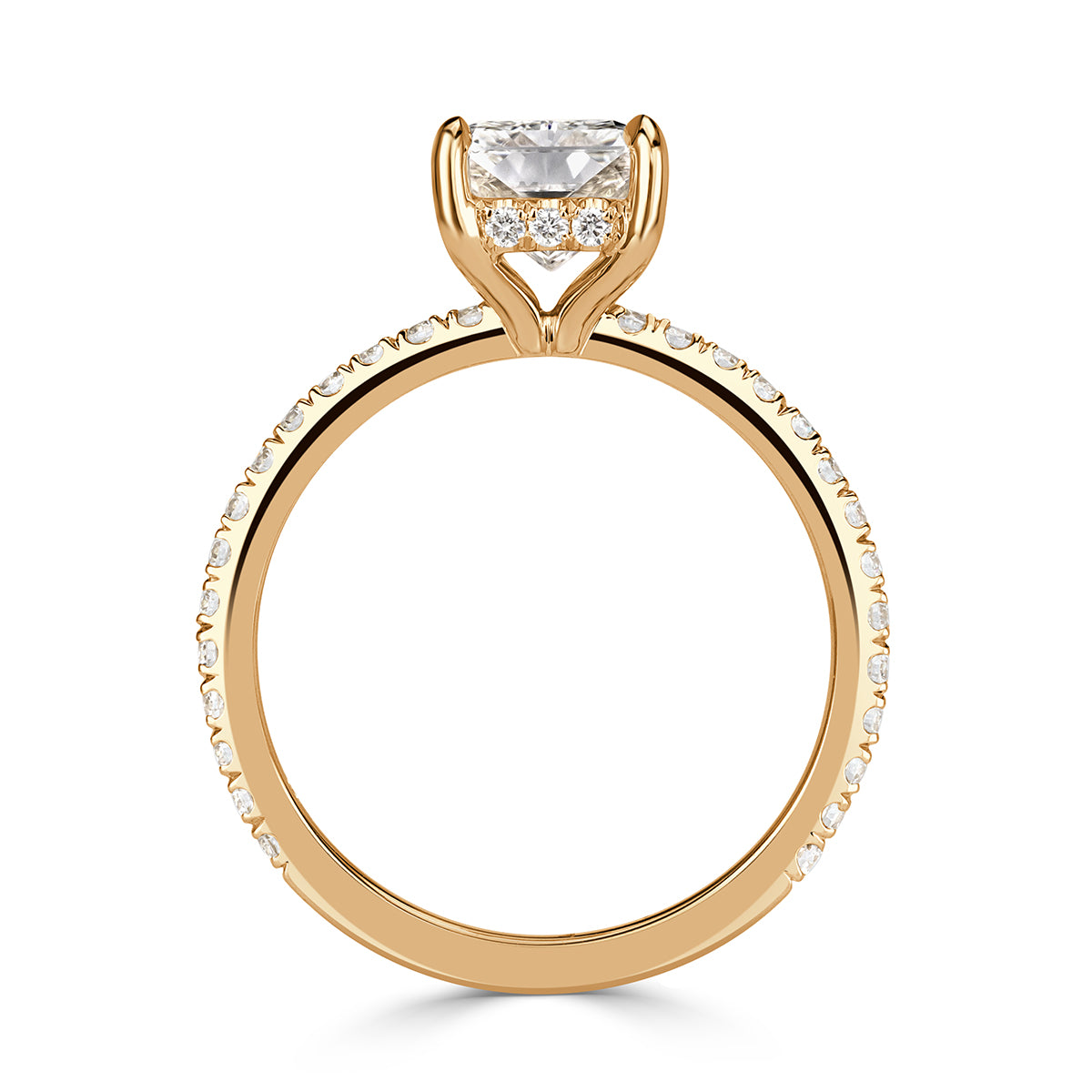 2.50ct Radiant Cut Diamond Engagement Ring