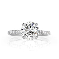 2.40ct Round Brilliant Cut Diamond Engagement Ring