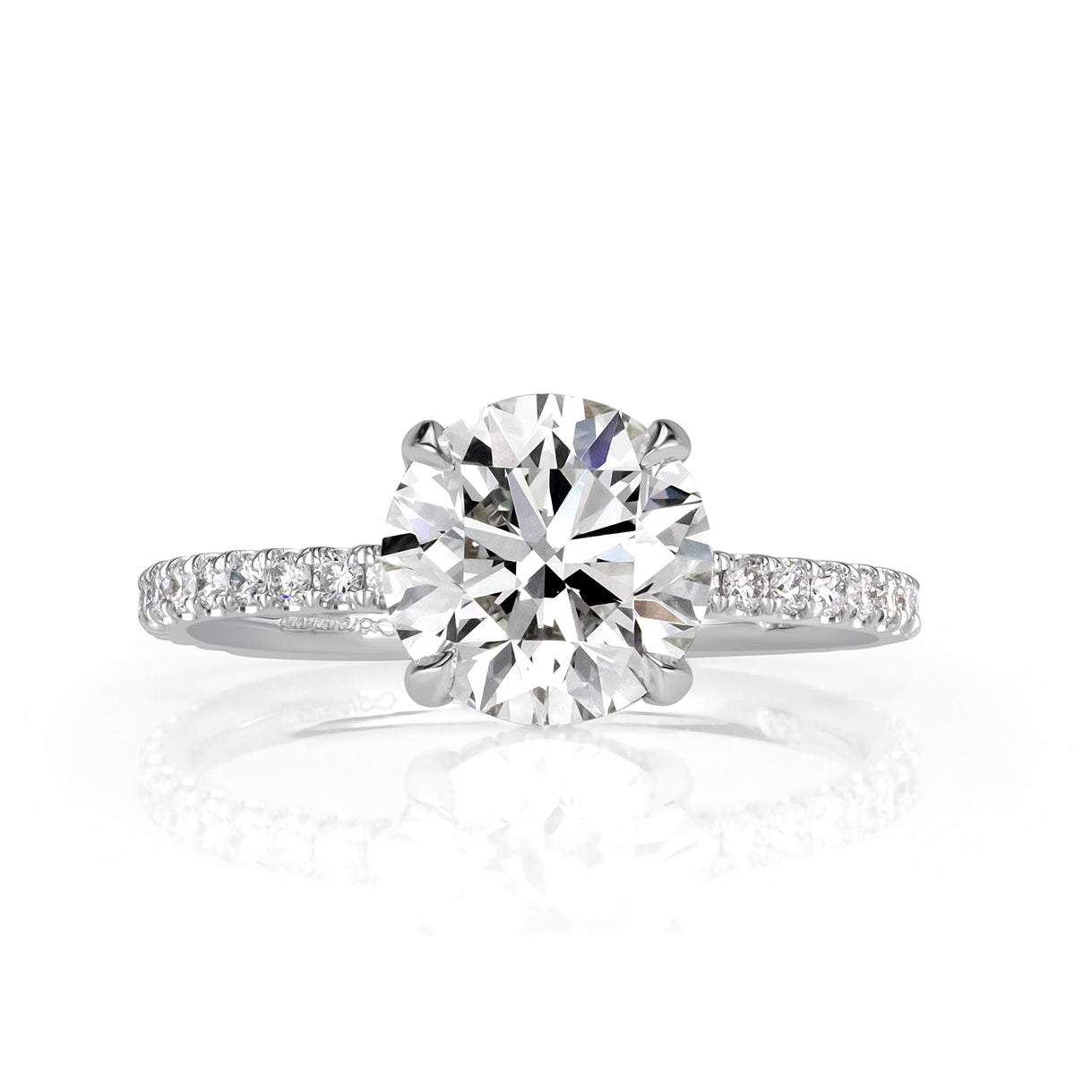 2.40ct Round Brilliant Cut Diamond Engagement Ring