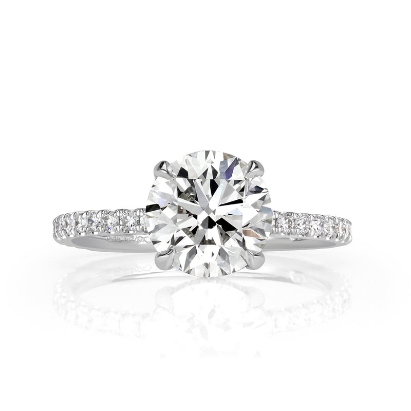 2.40ct Round Brilliant Cut Diamond Engagement Ring
