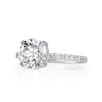 2.40ct Round Brilliant Cut Diamond Engagement Ring