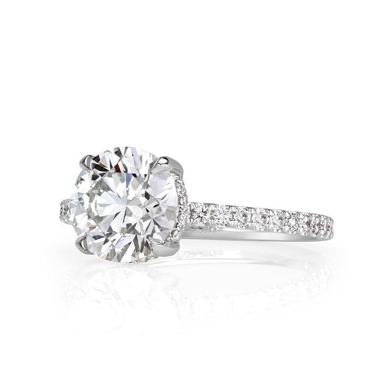 2.40ct Round Brilliant Cut Diamond Engagement Ring