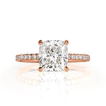 2.86ct Cushion Cut Diamond Engagement Ring