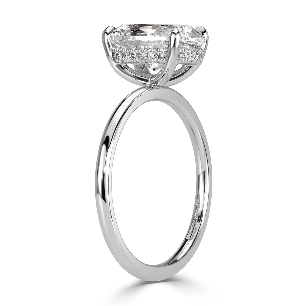 2.66ct Oval Cut Diamond Engagement Ring