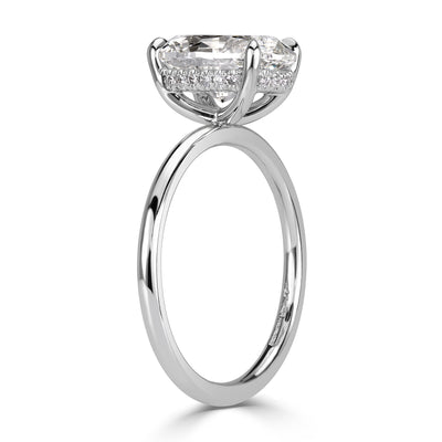 2.66ct Oval Cut Diamond Engagement Ring