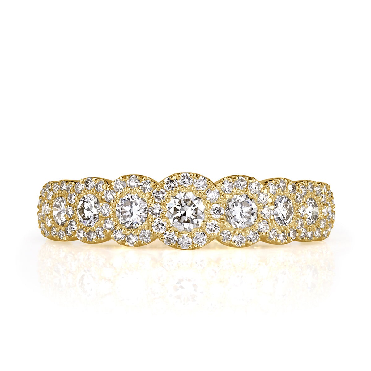 1.02ct Round Brilliant Cut Diamond Ring in 18k Yellow Gold