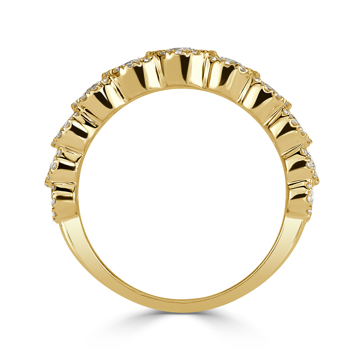 1.02ct Round Brilliant Cut Diamond Ring in 18k Yellow Gold