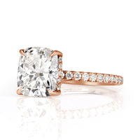 3.54ct Cushion Cut Diamond Engagement Ring