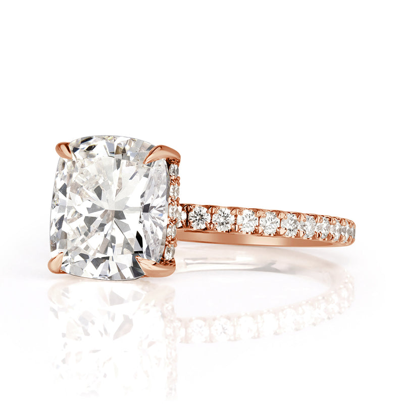 3.54ct Cushion Cut Diamond Engagement Ring