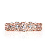 1.02ct Round Brilliant Cut Diamond Ring in 18k Rose Gold