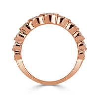 1.02ct Round Brilliant Cut Diamond Ring in 18k Rose Gold