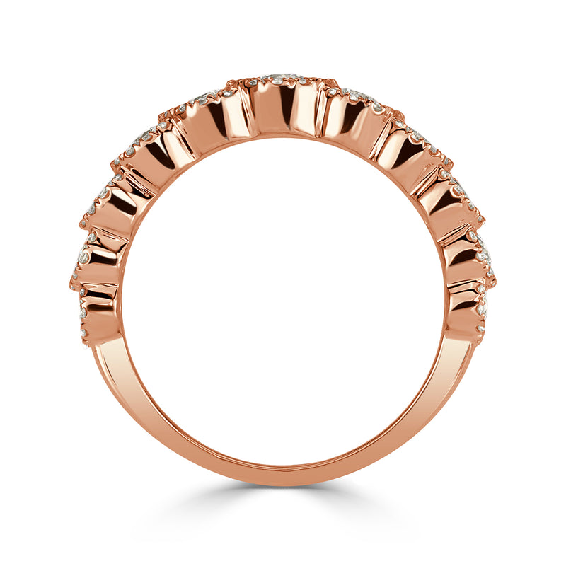 1.02ct Round Brilliant Cut Diamond Ring in 18k Rose Gold