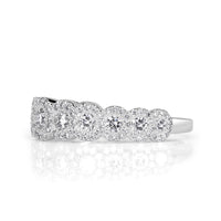 1.02ct Round Brilliant Cut Diamond Ring in 18k White Gold