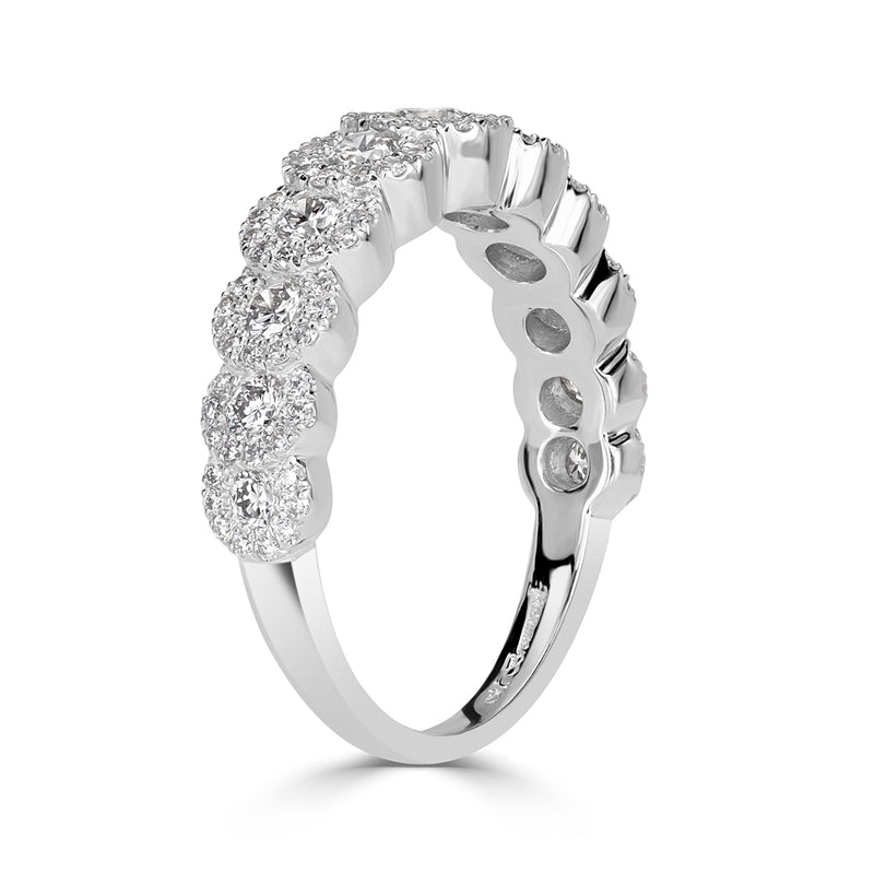 1.02ct Round Brilliant Cut Diamond Ring in 18k White Gold