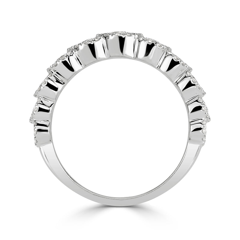 1.02ct Round Brilliant Cut Diamond Ring in 18k White Gold