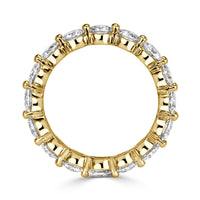 2.74ct Round Brilliant Cut Diamond Eternity Band in 18k Yellow Gold