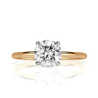 1.31ct Round Brilliant Cut Diamond Engagement Ring