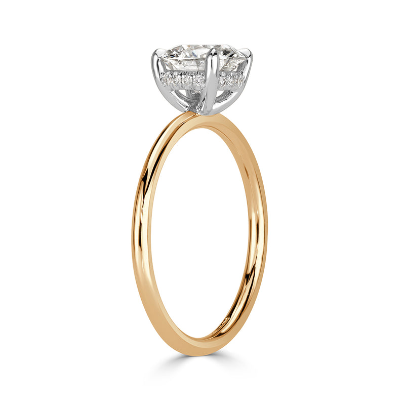 1.31ct Round Brilliant Cut Diamond Engagement Ring