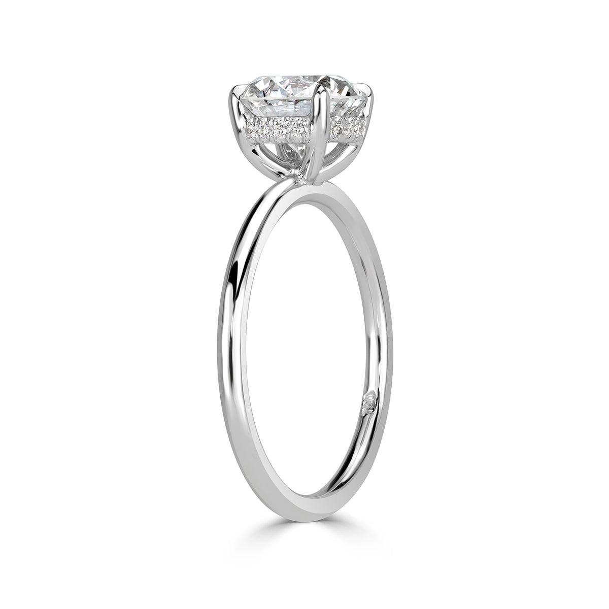 1.04ct Round Brilliant Cut Diamond Engagement Ring