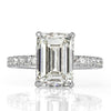 3.53ct Emerald Cut Diamond Engagement Ring