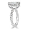 3.53ct Emerald Cut Diamond Engagement Ring