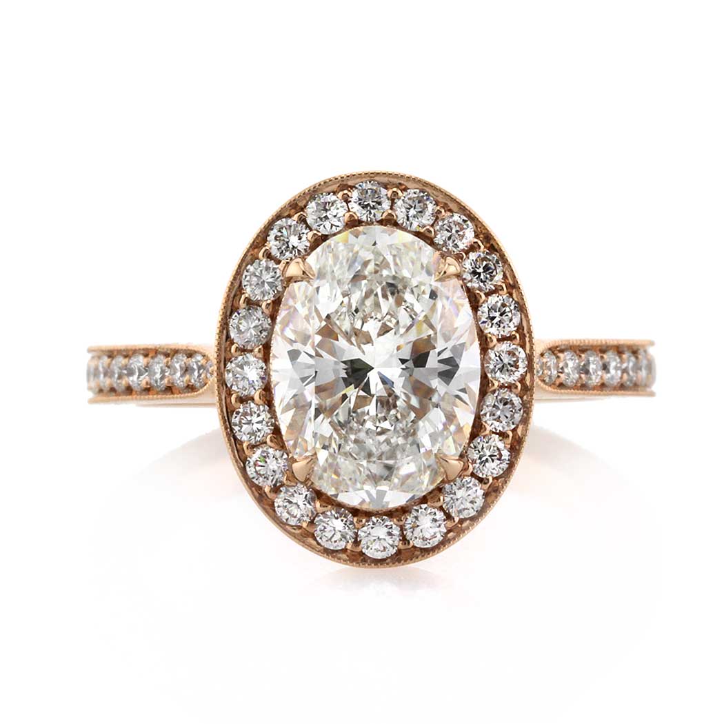 3.55ct Oval Cut Diamond Engagement Ring