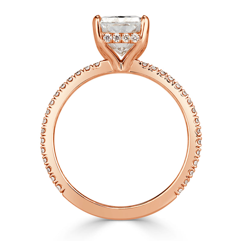 2.96ct Radiant Cut Diamond Engagement Ring