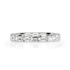 2.00ct Emerald Cut Diamond Eternity Band in Platinum