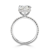 3.99ct Pear Shaped Diamond Engagement Ring
