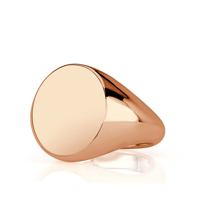 Signet Ring in 18k Rose Gold