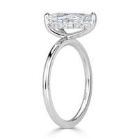 1.70ct Pear Shaped Diamond Engagement Ring