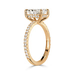 2.55ct Radiant Cut Diamond Engagement Ring
