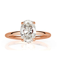 1.59ct Oval Cut Diamond Engagement Ring