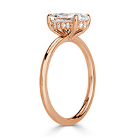1.59ct Oval Cut Diamond Engagement Ring